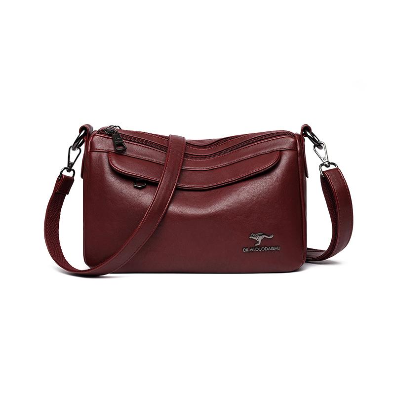 Shoulder Bag Women's Multi-Layer Large Capacity Crossbody Bag