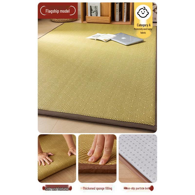 Thickened Cooling Rattan Sleeping Pad - Soft Summer Mattress for Dorms & Floors