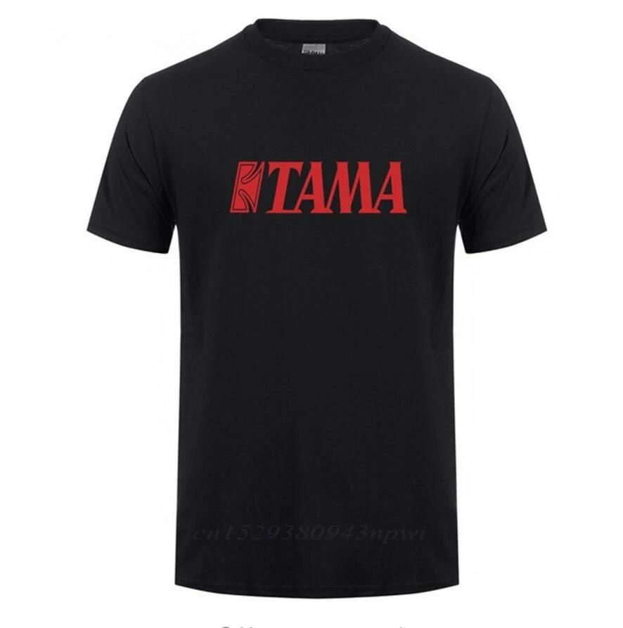 2024 Men Printed Tama T Shirt New Cool Printed Drums T-shirts Men O-neck Short Sleeve Cotton Music T-shirts Custom Tshirt