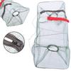 Portable Foldable Shrimp Cage Fish Trap Net Fishing Gear For Catching Shrimp Crayfish Lobster Crab
