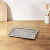 Pearl Metal Stainless Steel Dish Drying Basket, AtAqua HB-3936, Silver, Standard