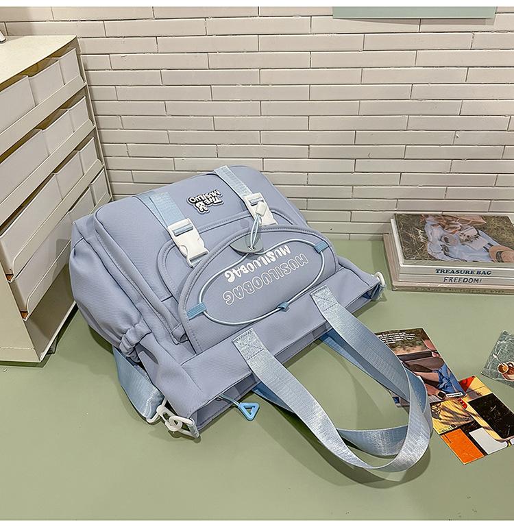 Schoolbag Japanese ins new high-value fresh and sweet backpack junior high school students lightweight travel large-capacity backpack