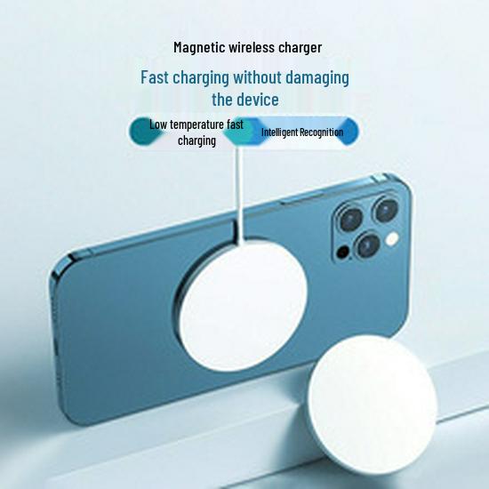 Încărcător Wireless Magnetic MagSafe 15W pentru iPhone 12