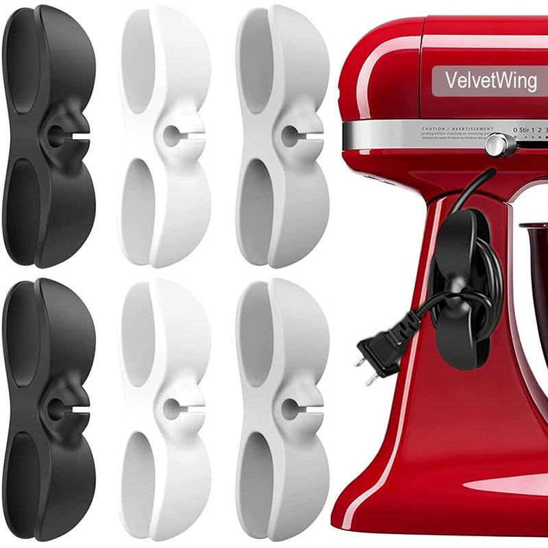 4 PEZZI Avvolgicavo Organizzatore per Cavo Elettrodomestico da Cucina Avvolgicavo Clip di Gestione Cavi Supporto per Friggitrice ad Aria Macchina da Caffè Fissatore