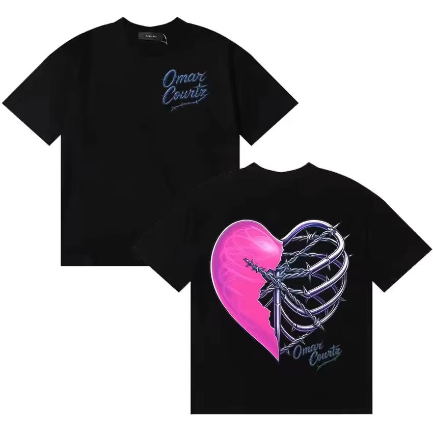 Rapper Omar Courtz Graphic Fashion T-shirts Men Women 90s Hip Hop Gothic T Shirt Summer Tops Oversized T-shirt Streetwear Unisex