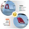 Sauicemy Fiat 500 2016-Present Rear Light Decorative Panel Tail Light Cover Light Protection Cover
