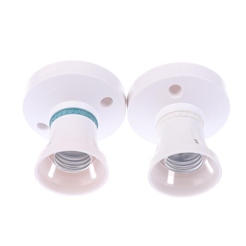 High-Power E27 Screw Ceiling Lamp Head Led Lamp Holder Desktop Led Lighting Base Socket Home Heat Resistant Round Lamp Holder