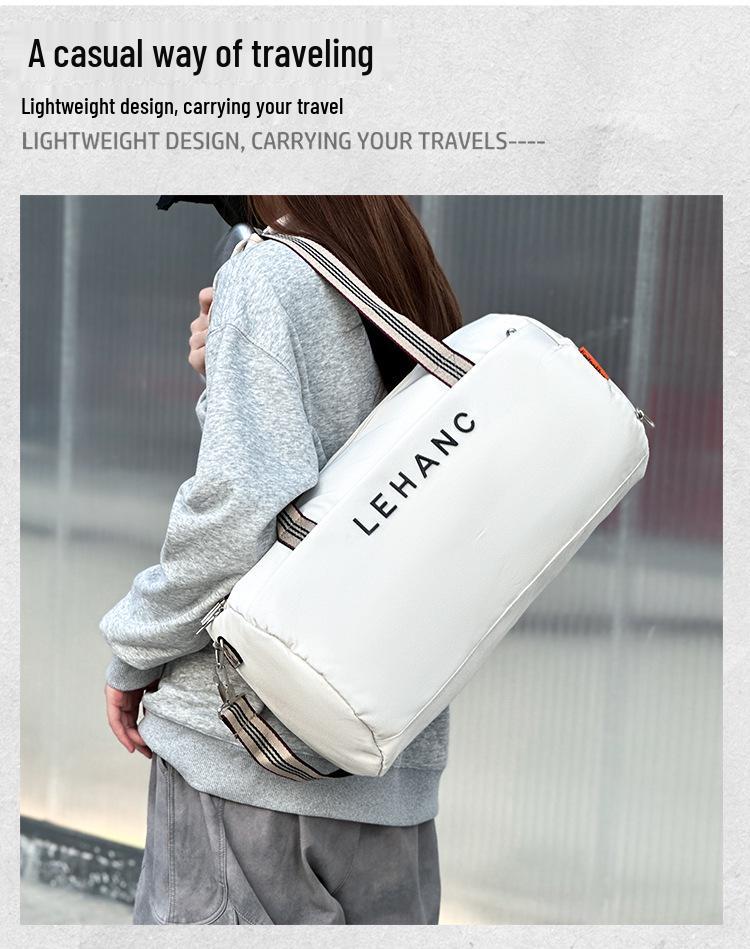 Herbst Einseitige Reisetasche mit Trocken-/Nass-Trennung – Stilvolle Umhängetasche für Fitness- und Mutterschaftsbedürfnisse