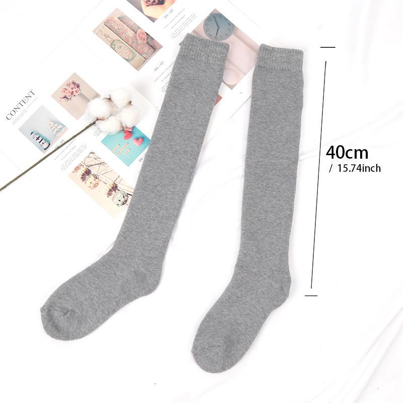 Mens Winter Compression Stocking Warm  Knee Long Leg Terry Thigh High Socks Cotton Thicken Cover Calf Male Socks Size 38-45