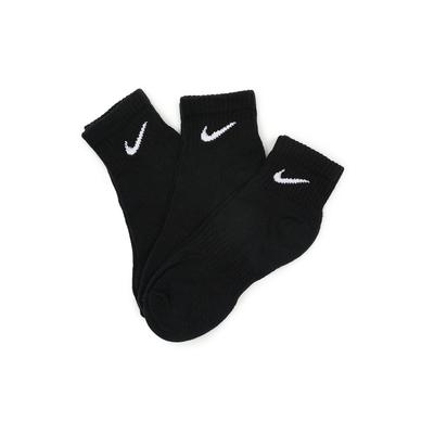 Nike Unisex Socks, Breathable Comfort Socks SX7667-010 Everyday Cush Crew Socks 3 Pairs Black