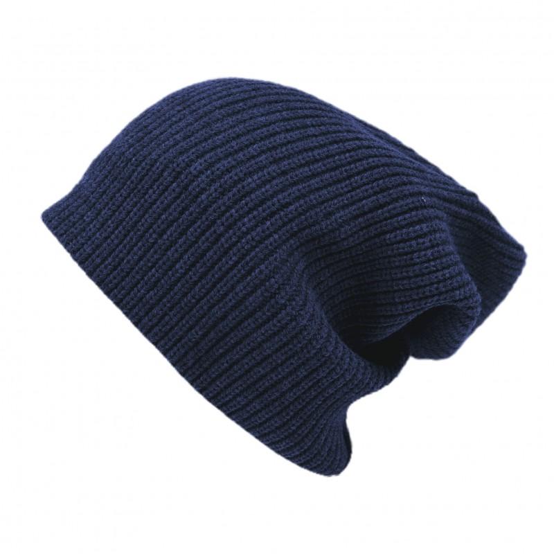 Oversized Knit Beanie Hat Winter Warmth Unisex Extra Large Stretchy Wool Blend Cap