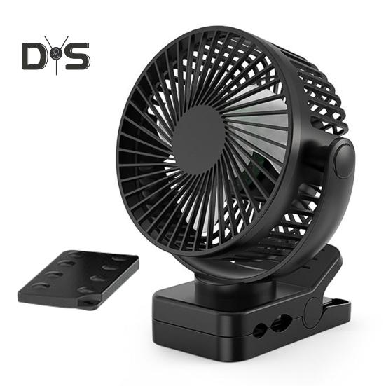 Cooling Fan with Powerful Magnetic Base LED Light Function 3 Wind Speeds Adjustable Timer Air Cooler Fan with Remote Control