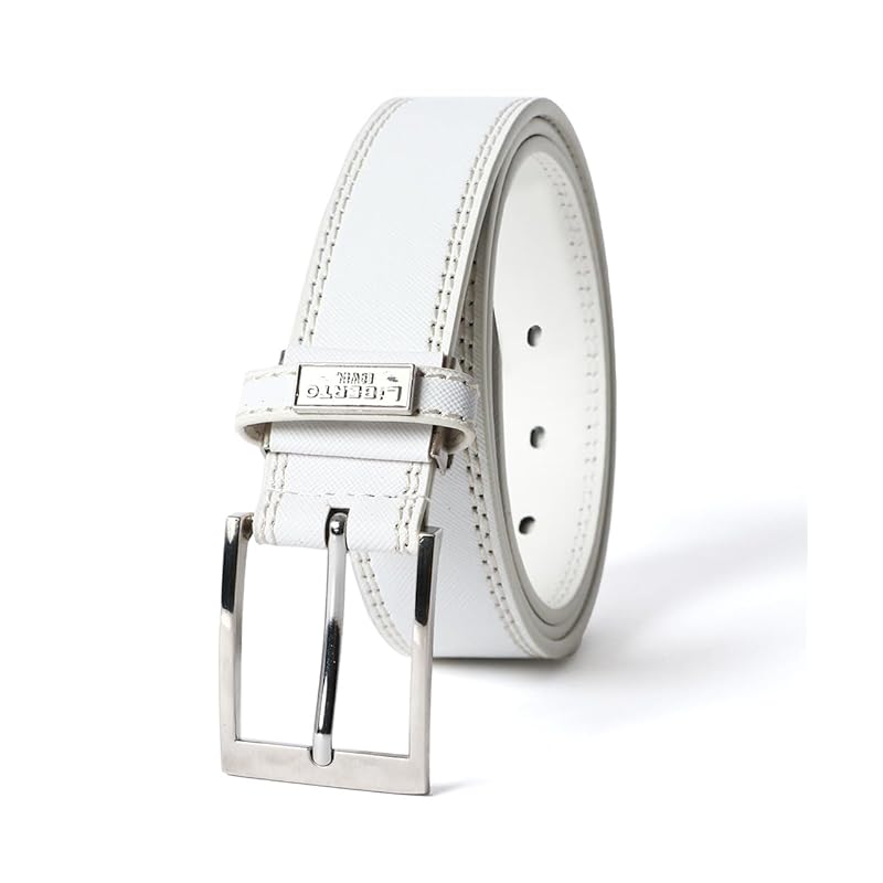 

[Edwin] belt Grain processing men s (white, Free)