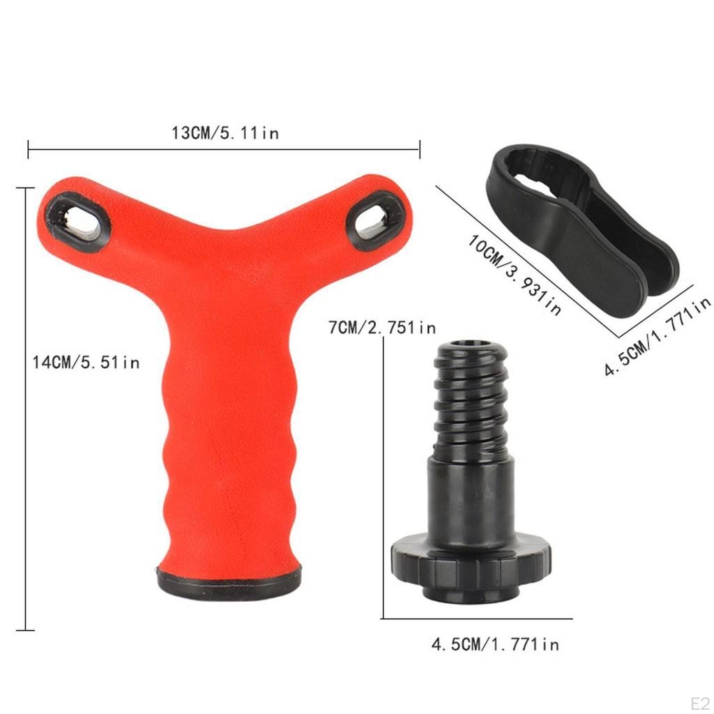 Dumbbell Grip Handle ,Converts Your Dumbbells into Kettlebells for Weights Plate ,Weighted ,Strength