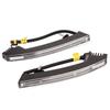 2pcs Car Daytime Running Light LED White   Yellow Front Bumper Turn Signal Lamp Universal