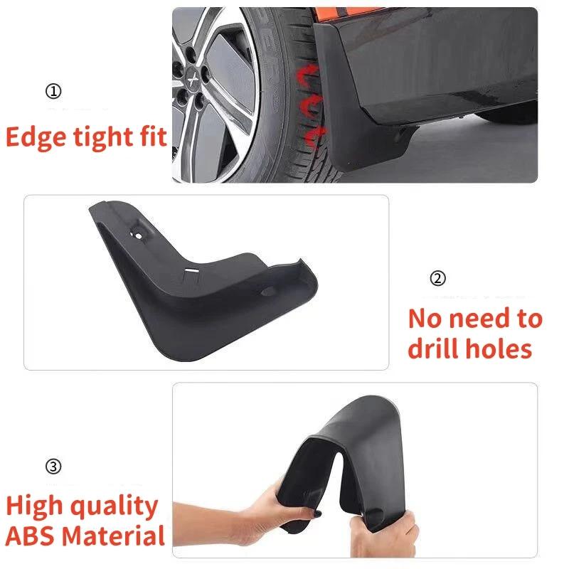 4PCS High Quality Mudguards Fenders Mud Guard Splash Guards for Xpeng G6 2025 2025 2025 Accessories Car-styling Car Parts