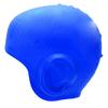 Waterproof Silicone Swimming Cap with Ear Protection 3D Strong Elasticity Long Hair Swimming Hat for Adults