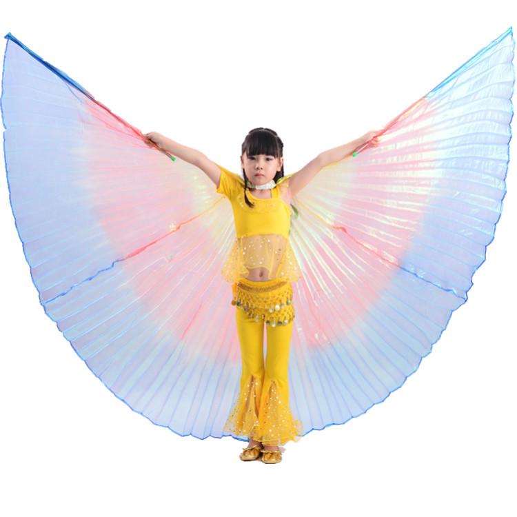 Children's Golden Wings Belly Dance Costume for Performance
