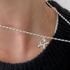 Stainless Steel Cute Style Balloon Dog Pendant Necklace Sweet Funny Clavicle Chain Unique Girl Birthday Gift
