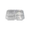 Disposable 4-Compartment Takeaway Meal Box with Lid