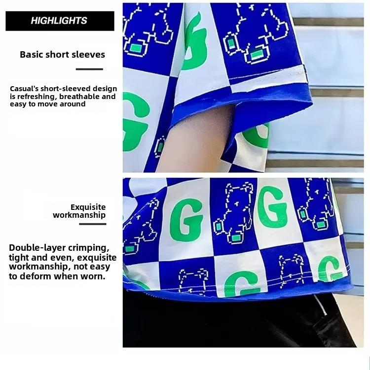 Jungen 2023 Sommer Freizeit Kurzarm T-Shirts - Stilvolle Streetwear für Kinder