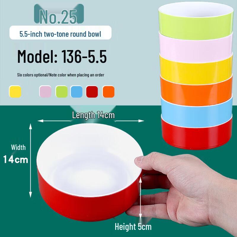 Colorful Plastic Hotpot Serving & Display Plate