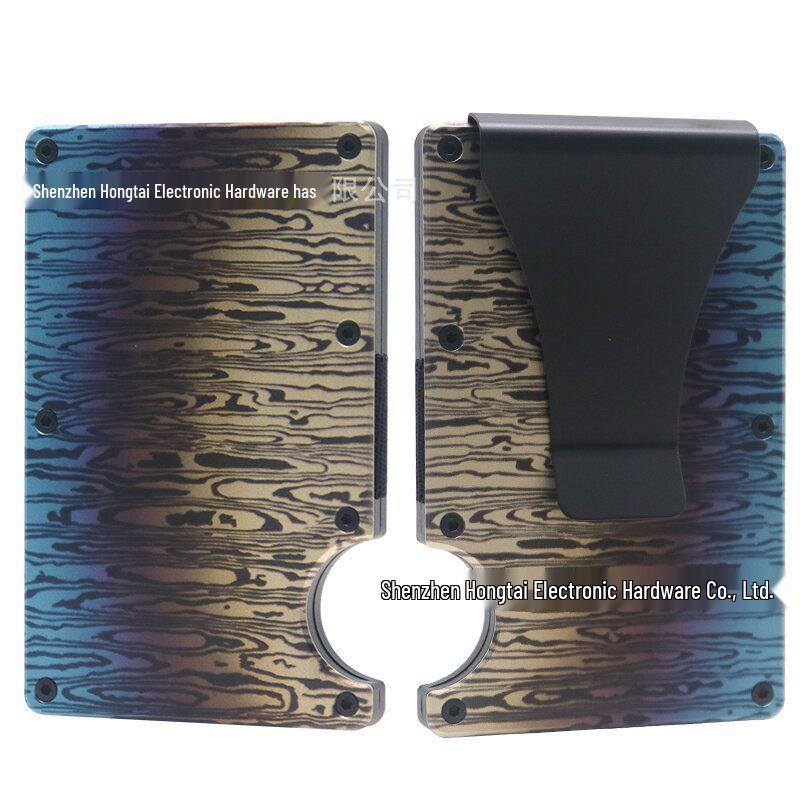 New RFID Blocking Carbon Fiber Wallet with Money Clip