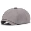 High Quality Classic Hat Unisex Vintage Tweed Flat Beret Street Hat Herringbone Newsboy Cap Casual Outdoor Striped Octagonal Hat