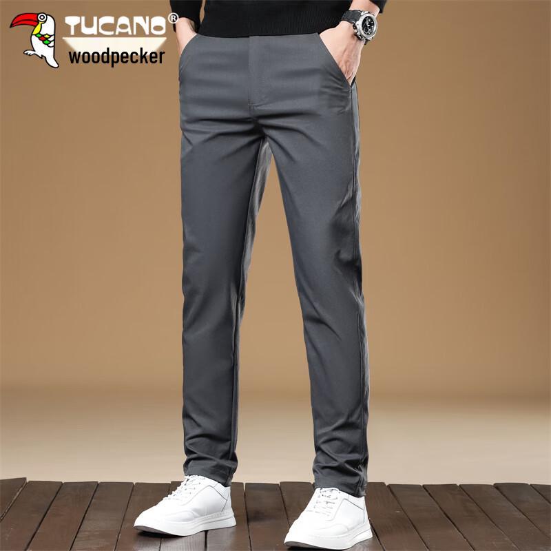 Tucano Herren Straight-Leg Business Casual Hose