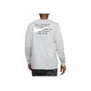 Nike Sportswear Swoosh Long Sleeve T-Shirt US Edition Men Tops Gray CK2259-073