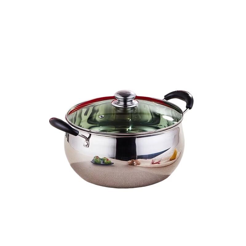 YiBofeiya 24CM Stainless Steel Soup Pot