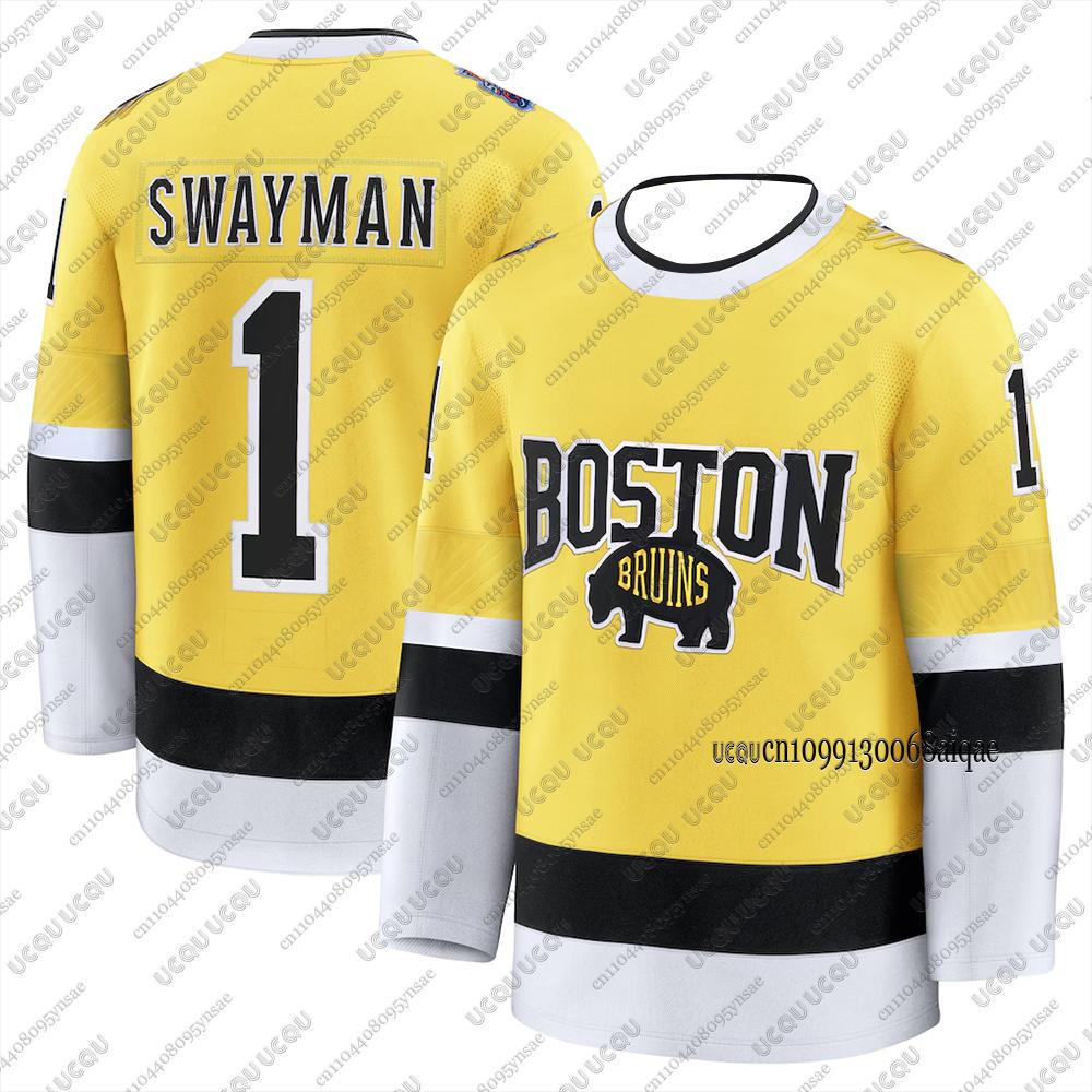 Nuove maglie da hockey su ghiaccio Autunno Inverno per Uomo Maglie da hockey Boston Bruins T-shirt sportive casual a manica lunga Maglie da donna Uomo
