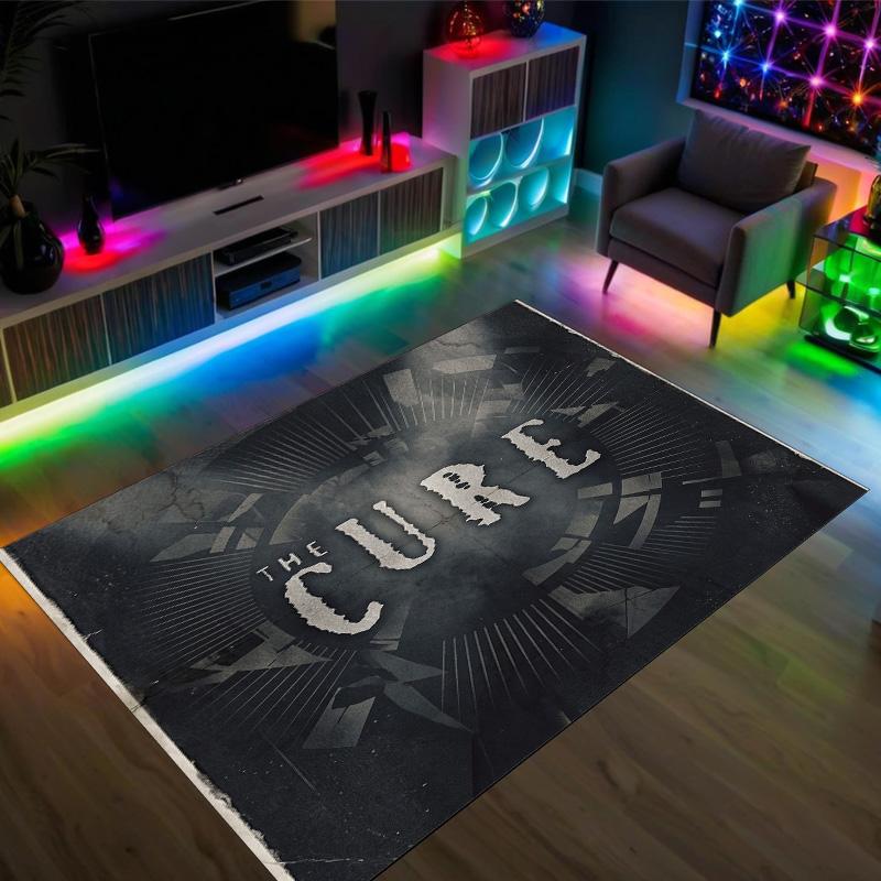 The Cure Design Crystal Velvet Carpet Cozy Non?Slip Printed Rug For Bedroom Living Room Entrance