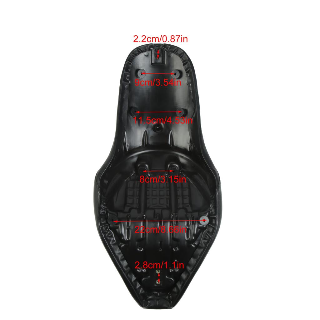 Motorcycle Two Up Seat Front Rear Seat Pad Saddle for Rebel Rebel CMX 300 500 2017‑2022 Rhombus Pattern and Plain Weave