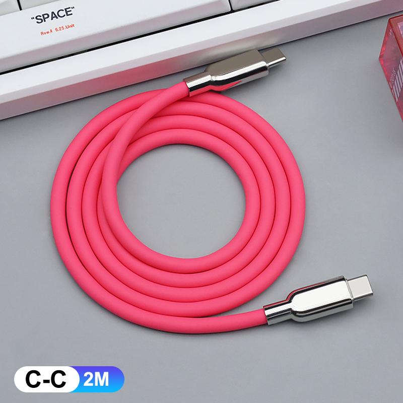 240W Pd3.1 Liquid Silicone Usb C Type-C Fast Charging Cable 15 16 17 S23 S24 S25
