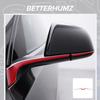 Carbon Fiber Rearview Mirror Sport Trim Strip For Tesla - Model Y Juniper 2025 Model 3 Highland 2024 Car Sticker Accessories