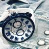 White Mineral 51MM Watch Official Import [Tendence] Wristwatch, Dial, Aluminum, Glass, Quartz, TY146001, Men's,