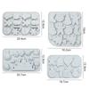 FAIS DU Christmas Chocolate Candy Pudding Jelly Mold DIY Silicone Baking Pan Epoxy Cake Mold Wax bottle sugar Mold