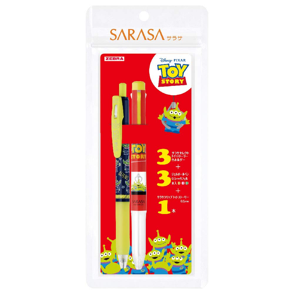 Zebra Sarasa Sarasa Select Toy Story Set Multi-Function Pen, Clip, SE-S3A20-TS