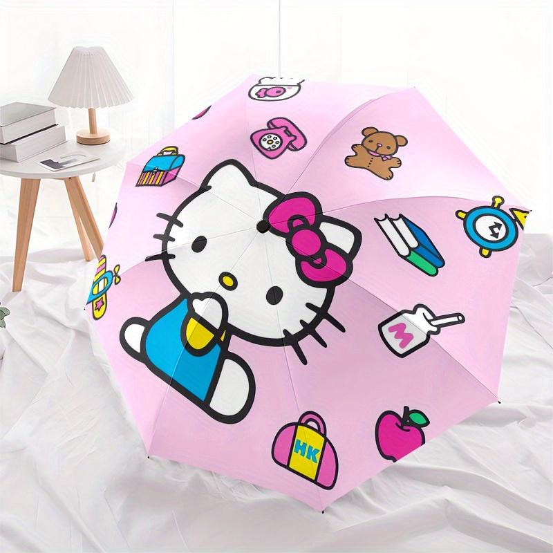 1pc Hello Kitty Accessories Collection Umbrella with Plastic Handle,Suitable for All Seasons Home Travel Outdoor UmbrellaSanlio287