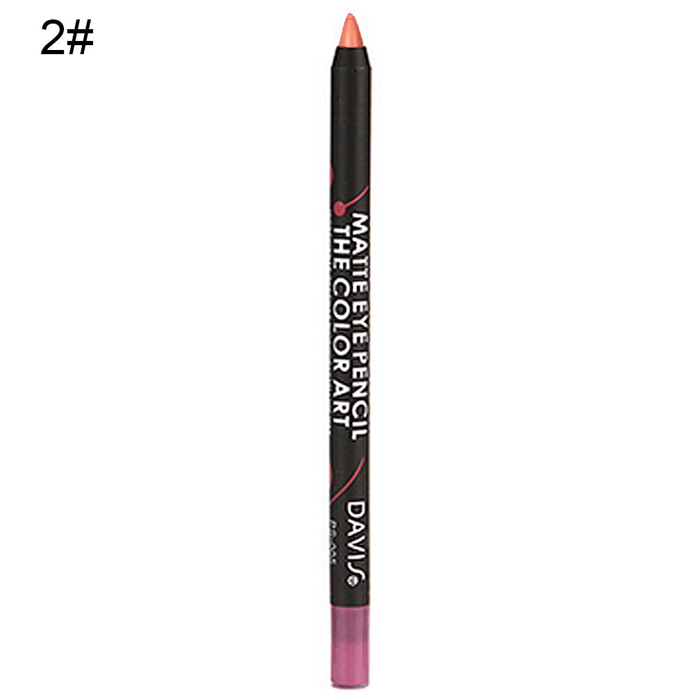 Puntos Waterproof Long Lasting 12 Colors Lipstick Pencil Silky Matte Lip Liner Cosmetic