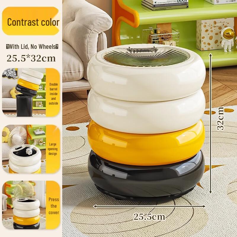 Light Luxury Household Trash Can