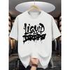 Summer Unisexs 100 Pure Cotton Casual Loose Letter Pattern Printed Comfortable Sports Round Neck Unisex Clothing Unisexs T Shirts