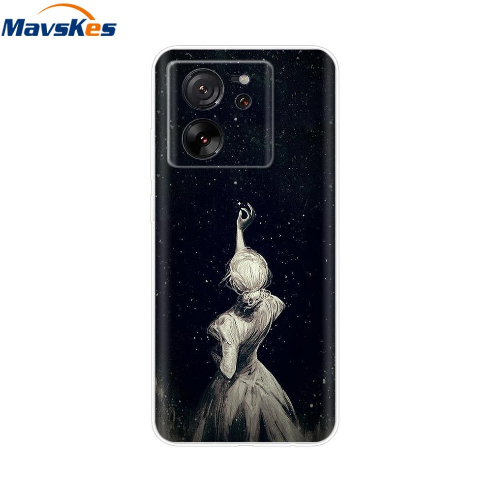 For Xiaomi 13T Pro 5G Case 13T 13 Soft Clear Silicone Bumper Phone Back Cover for Xiaomi 13 Lite 13T Pro Mi13T Shockproof Cases