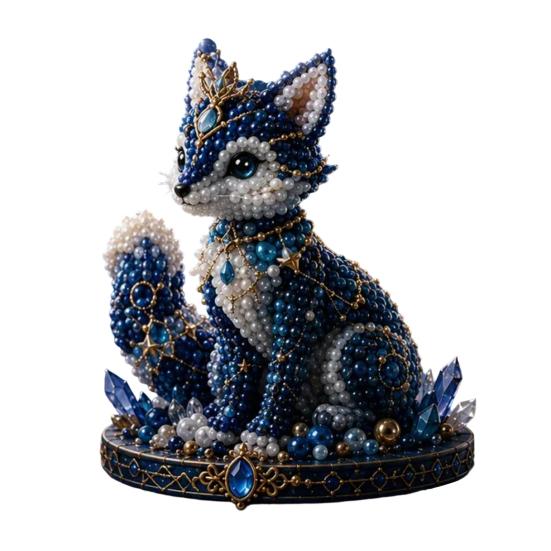 Yousheng Mythical Animal DIY Bead Kit for Beginners, 3D Beaded Animal Making Kit with Instructions, Unique Animal Designs with Glass Beads and Pattern