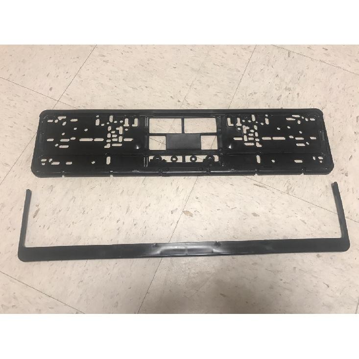 Car License Plate Frame Universal Euro License Plate Tag Holder Mounting Adapter Bumper Frame Bracket Waterproof Anti-corrosion Plate Mount Holder