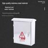 Stainless Steel Outdoor Waterproof Electric Distribution and Meter Box Set for Home Use