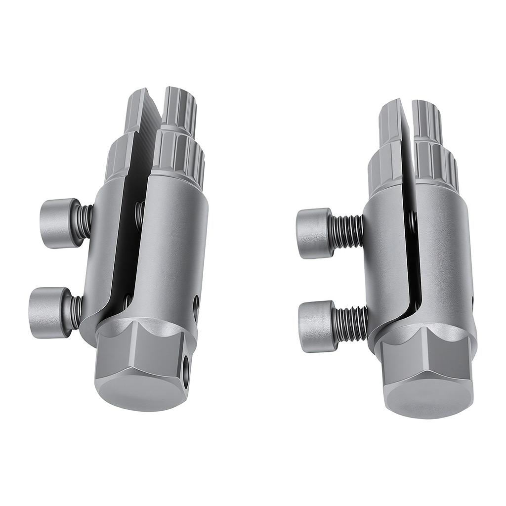 2 Pcs Broken Pipe Thread Extractor High Strength Alloy Steel Broken Faucet Removal Tool for 1 2in 3 4in 1in Pipes