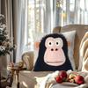 G-Gorilla Creative Cartoon Animation Pillow Case Square Pillow Bedroom Sofa Leisure ComfortCar Living Room Home Decoration 40X40