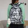 Sac à dos scolaire sac à dos mode et simple sac à dos pour élèves du collège et du lycée japonais version coréenne sac à dos Mori sac à dos tendance graffiti